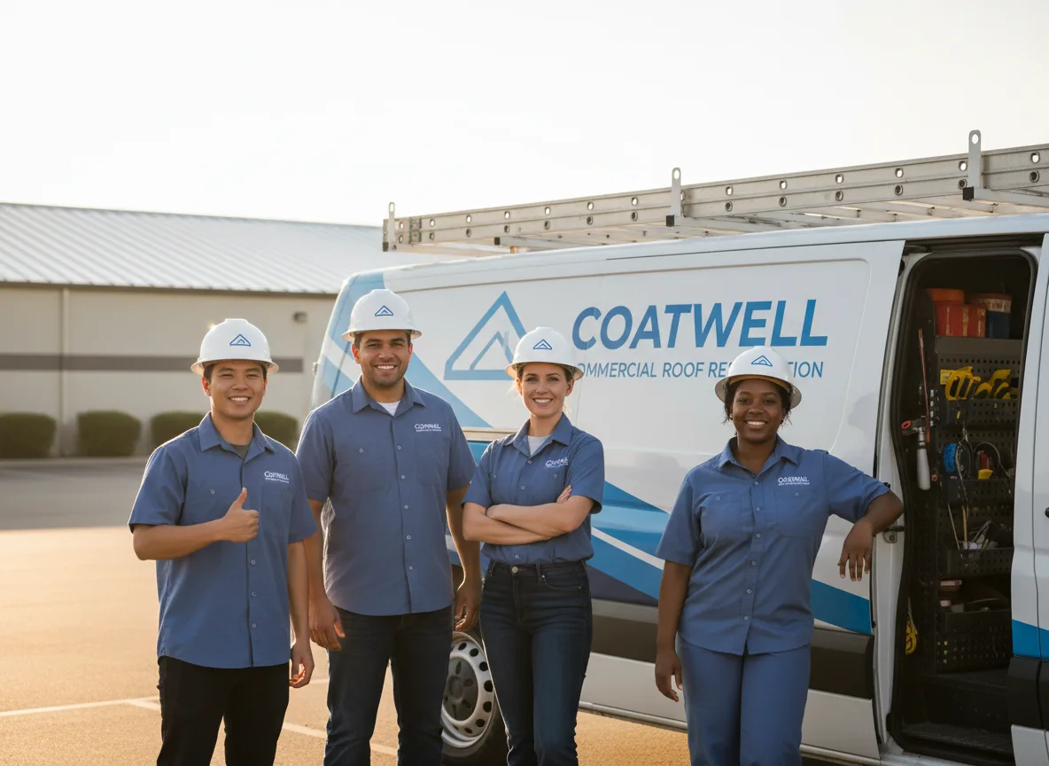Commercial roof coating company in Twain, CA